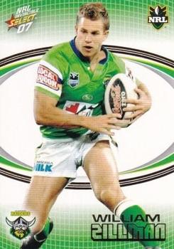 2007 Select NRL Invincible #031 William Zillman Front